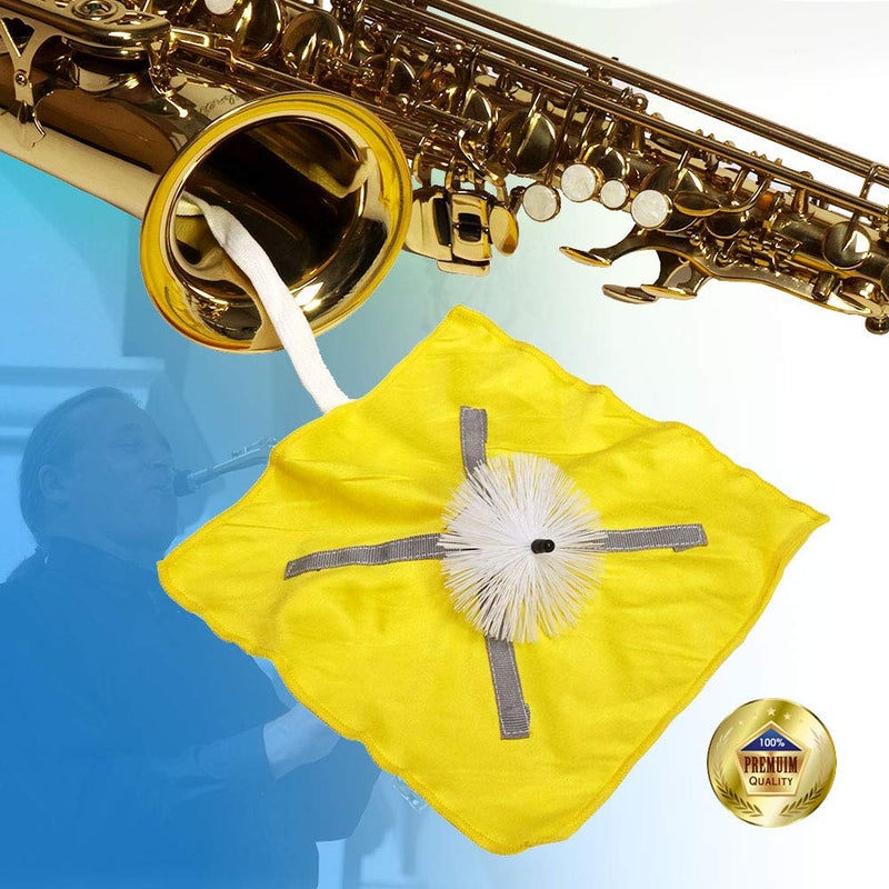 Libretto Alto Saxophone Swab, 100% Lint Free Micro-Fiber, Absorbent & Compressible, Premium & Cost-Effective, Great to Extend the Life of Sax! - Image 1